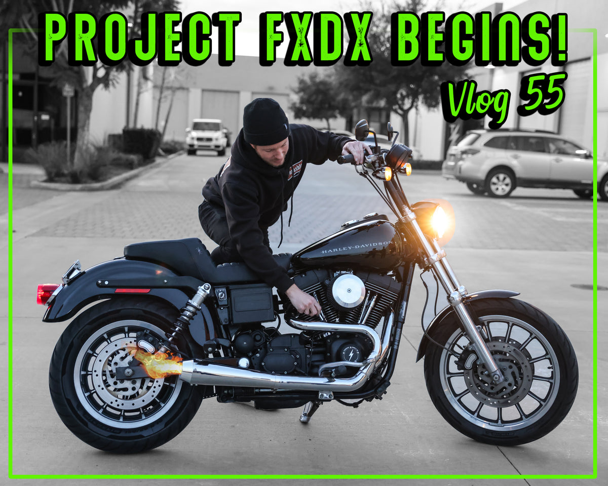 Project FXDX Begins! Carburetors & Straight Pipes!! Vlog 55