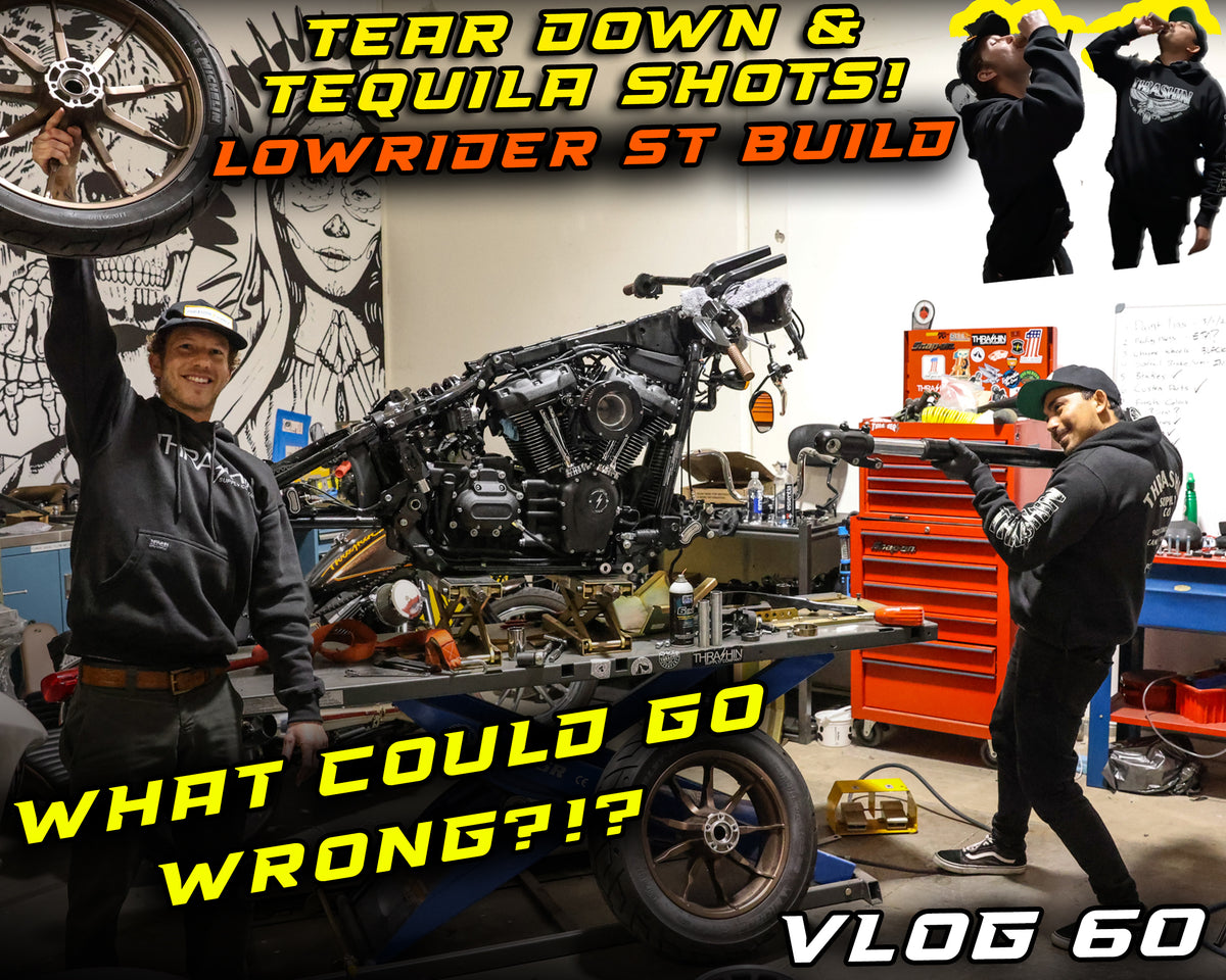 Tear Down & Tequila Shots - Lowrider ST Build! Vlog 60