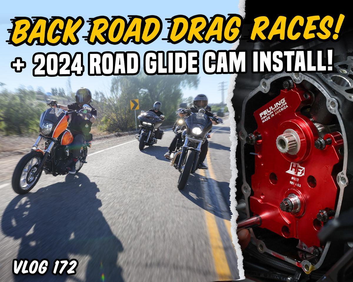 Increasing Power On Our 2024 Road Glide & Back Road Drag Races! - Vlog 172