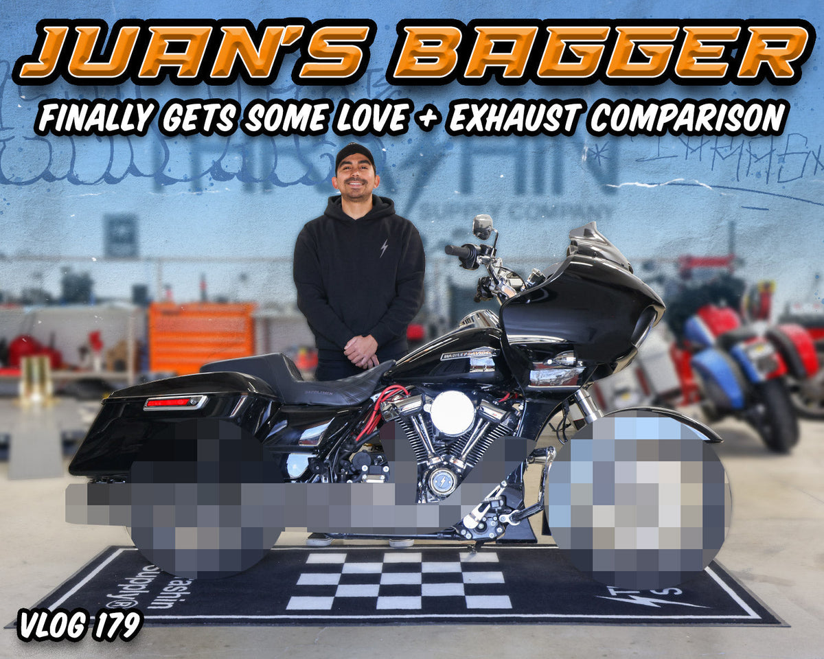 We're Finally Giving Juan's 2022 Road Glide Some Love! (+ Exhaust Sound Clips) - Vlog 179