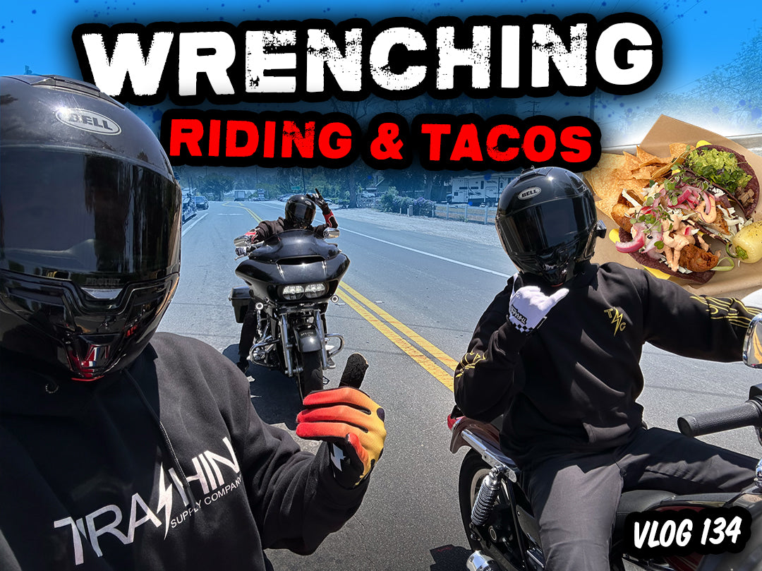 Wrenching, Riding & Tacos (A Day at Thrashin With The Boys) - Vlog 134