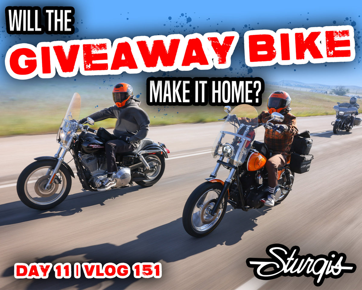 Will The Giveaway Dyna Make It Home? | Sturgis 2024, Day 11 - Vlog 151