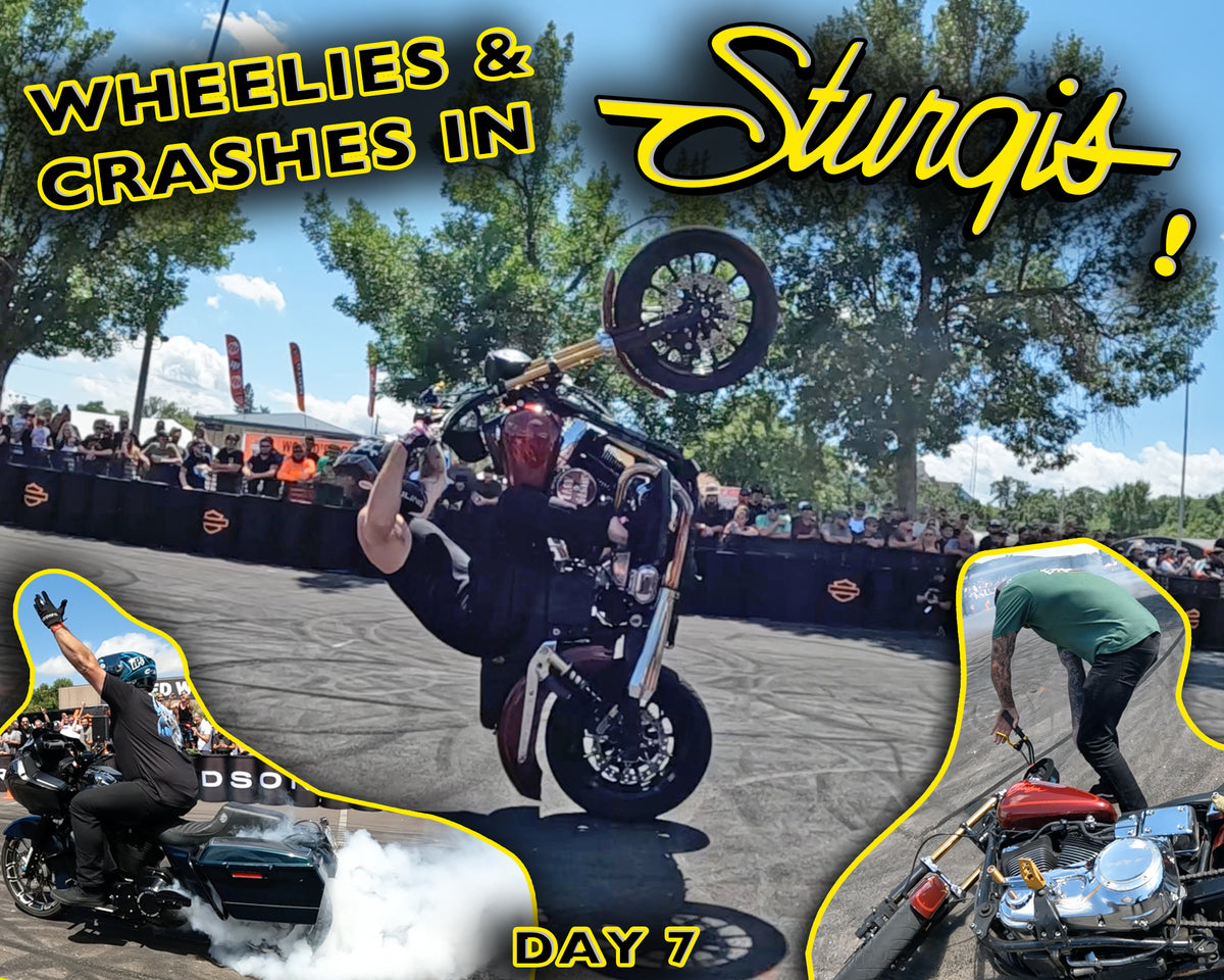 Wheelies & Crashes in Sturgis! Day 7 - Vlog 26