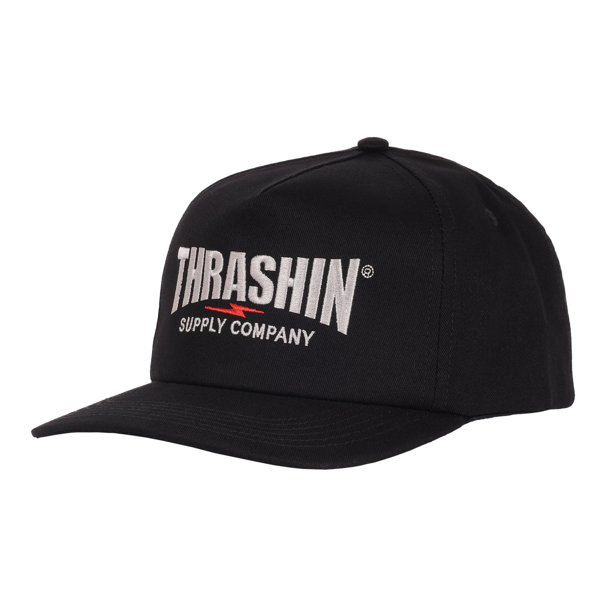 Badge Snapback - Black | Light Structure Slightly Curved Bill