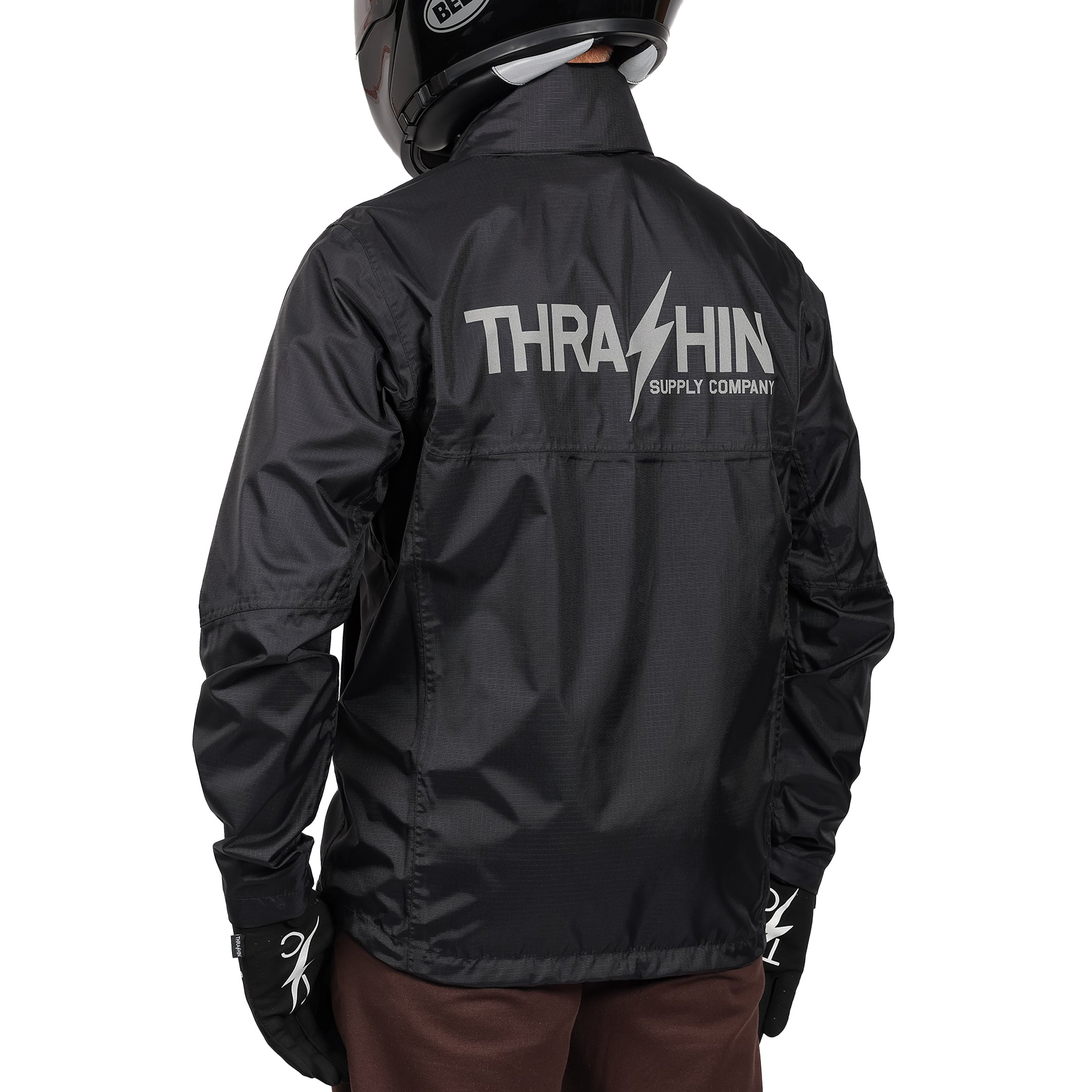 Mission Waterproof Windbreaker Black Thrashin Supply