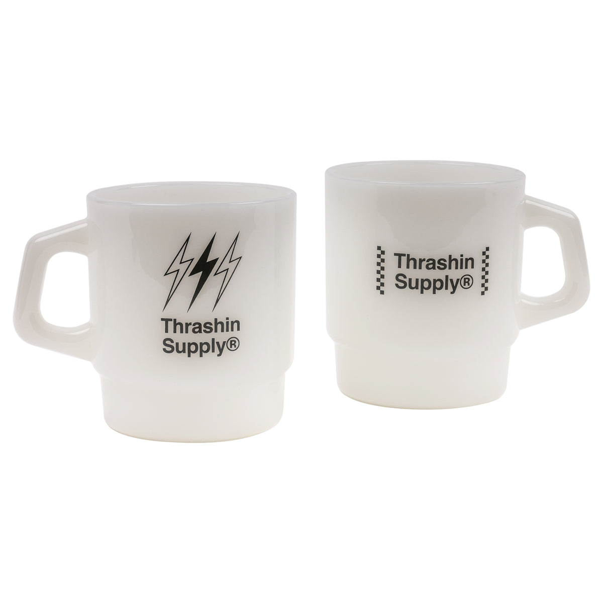 Checkered Mugs - Two Pack