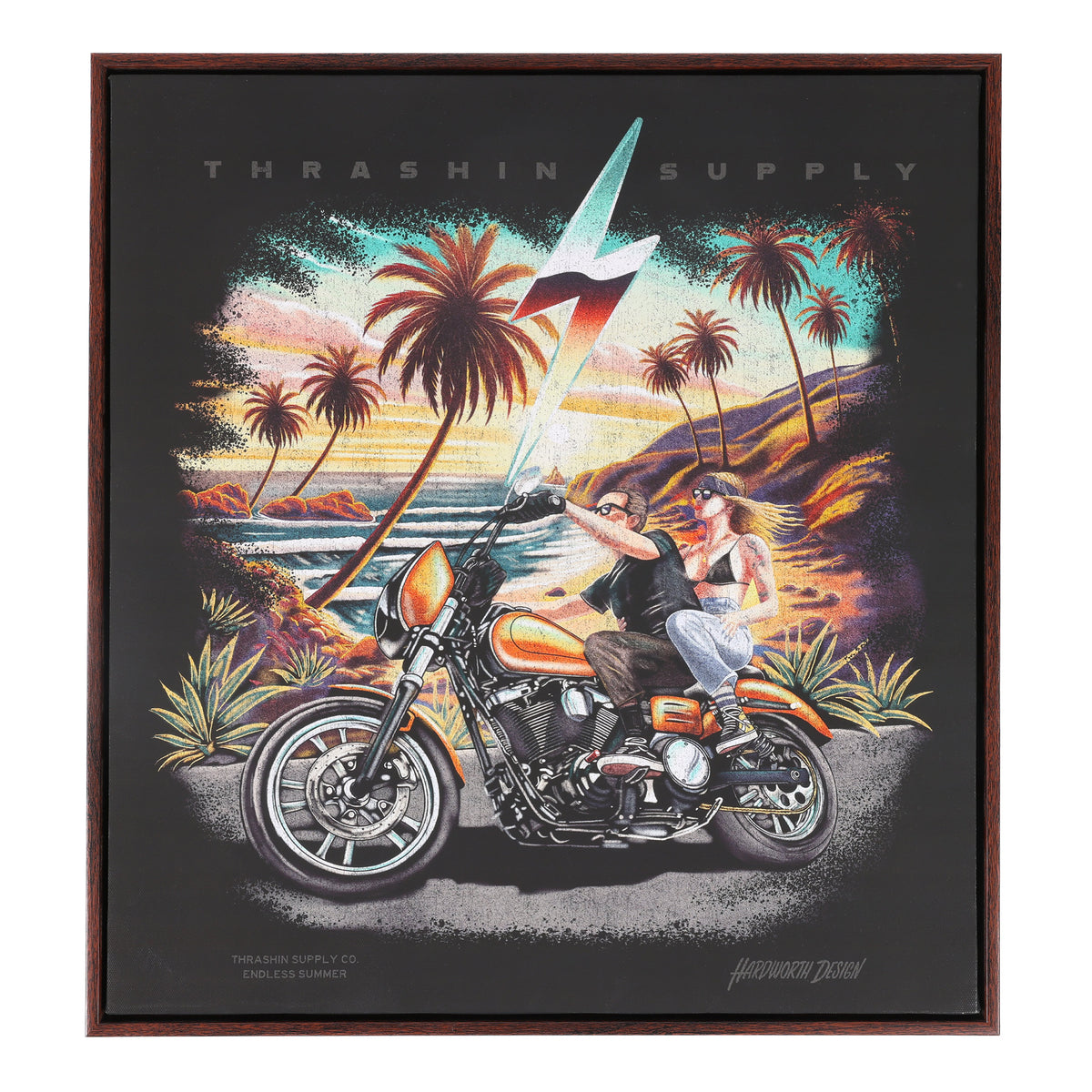 Endless Summer Framed Canvas Print - 19" x 21"