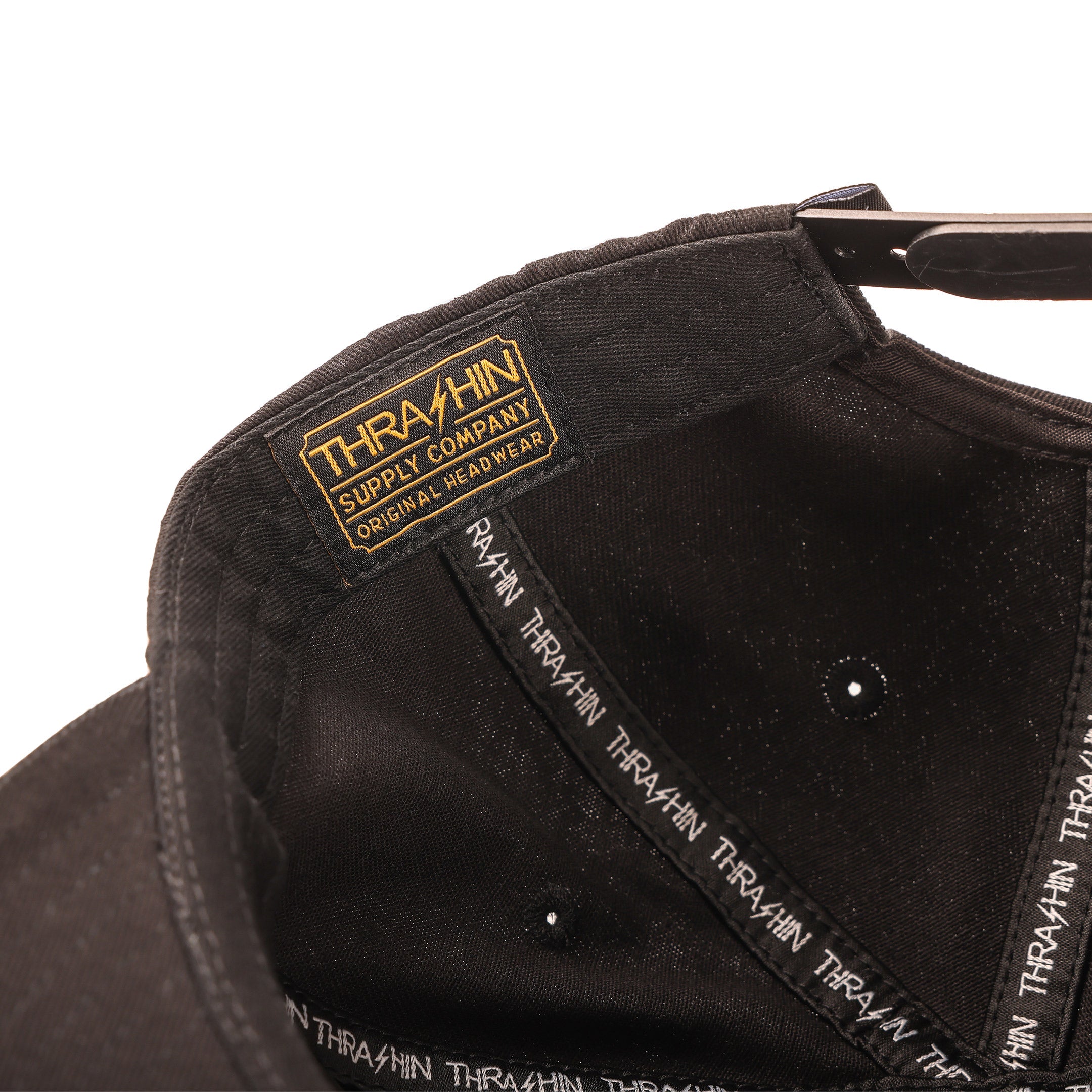 Parts Co. Snapback - Black | Unstructured Slightly Curved Bill