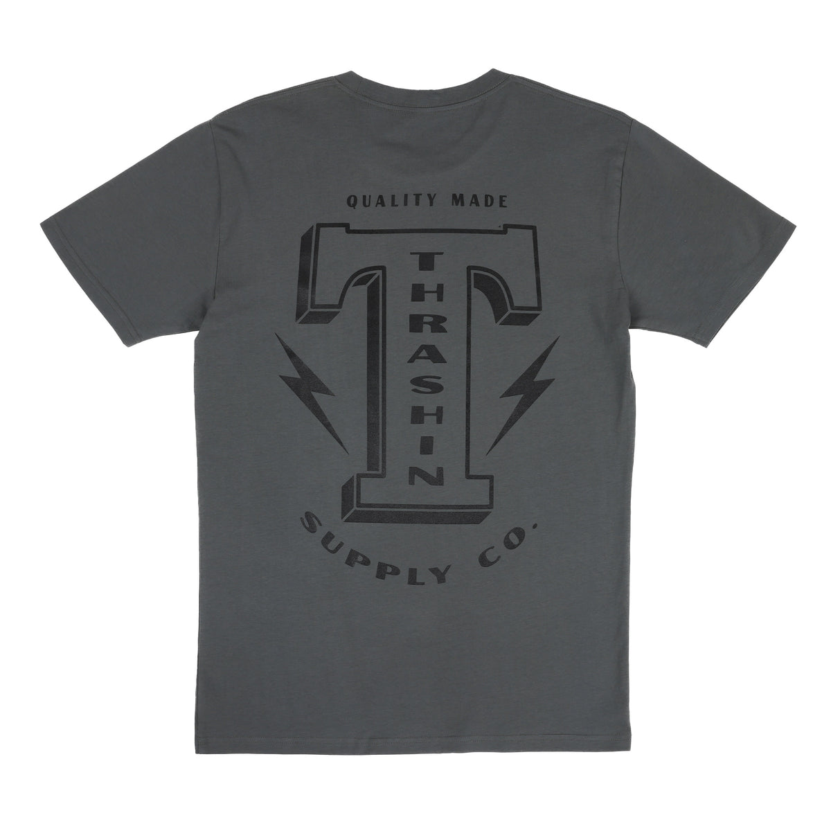 Bank Tee - Premium - Charcoal