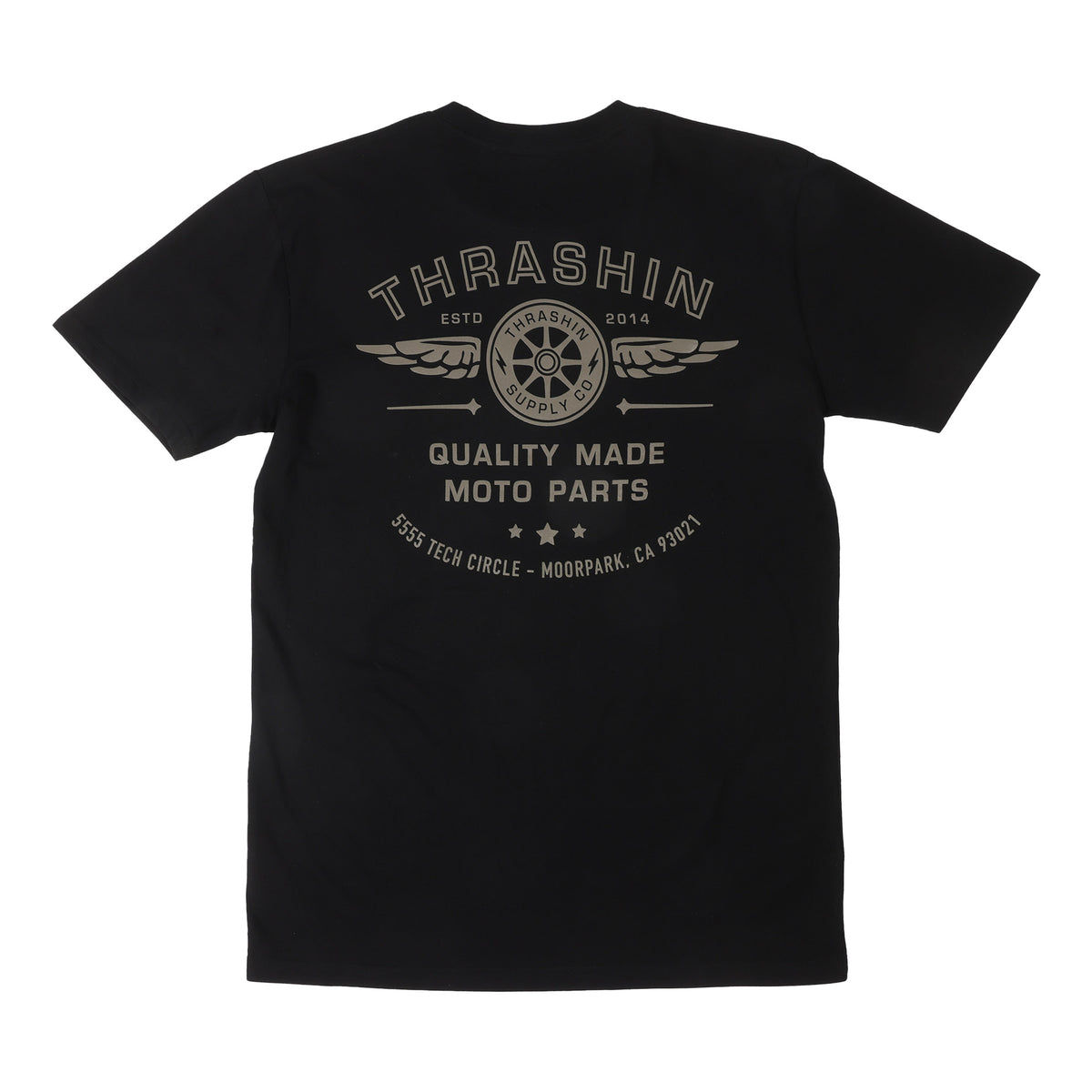 Winged Tee - Premium - Black