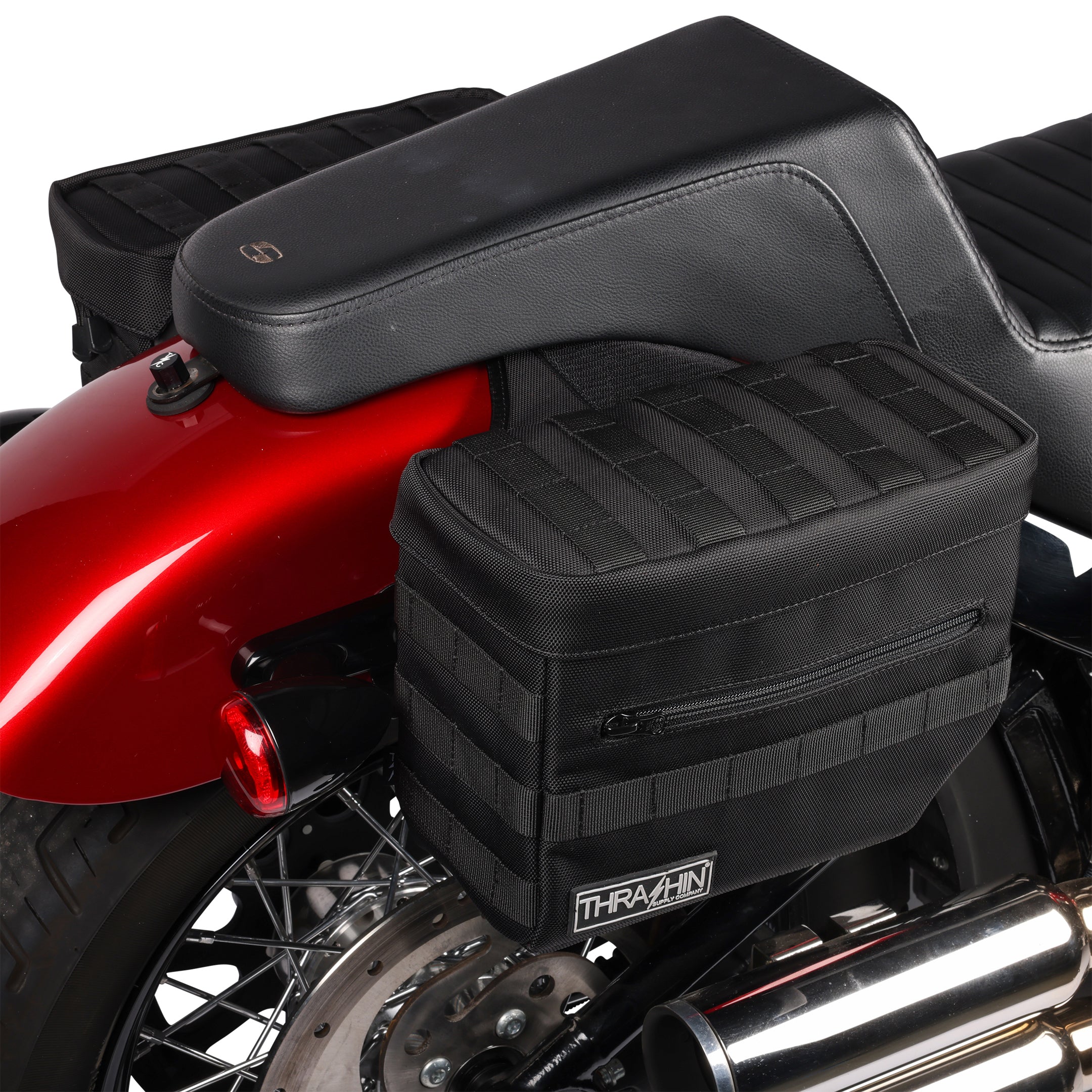 Motorcycle Saddlebags - Essential V3 - Black – Thrashin Supply