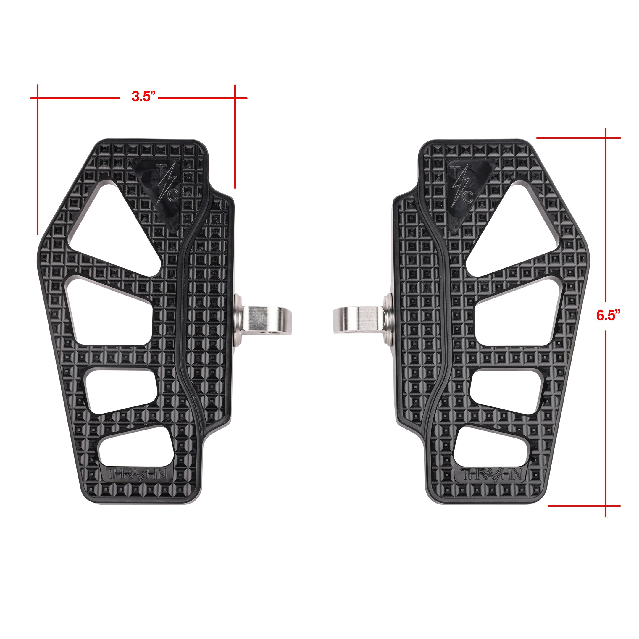 Apex Mini Floorboards - Black - Dyna, Sportster, FXR, Softail – Thrashin  Supply