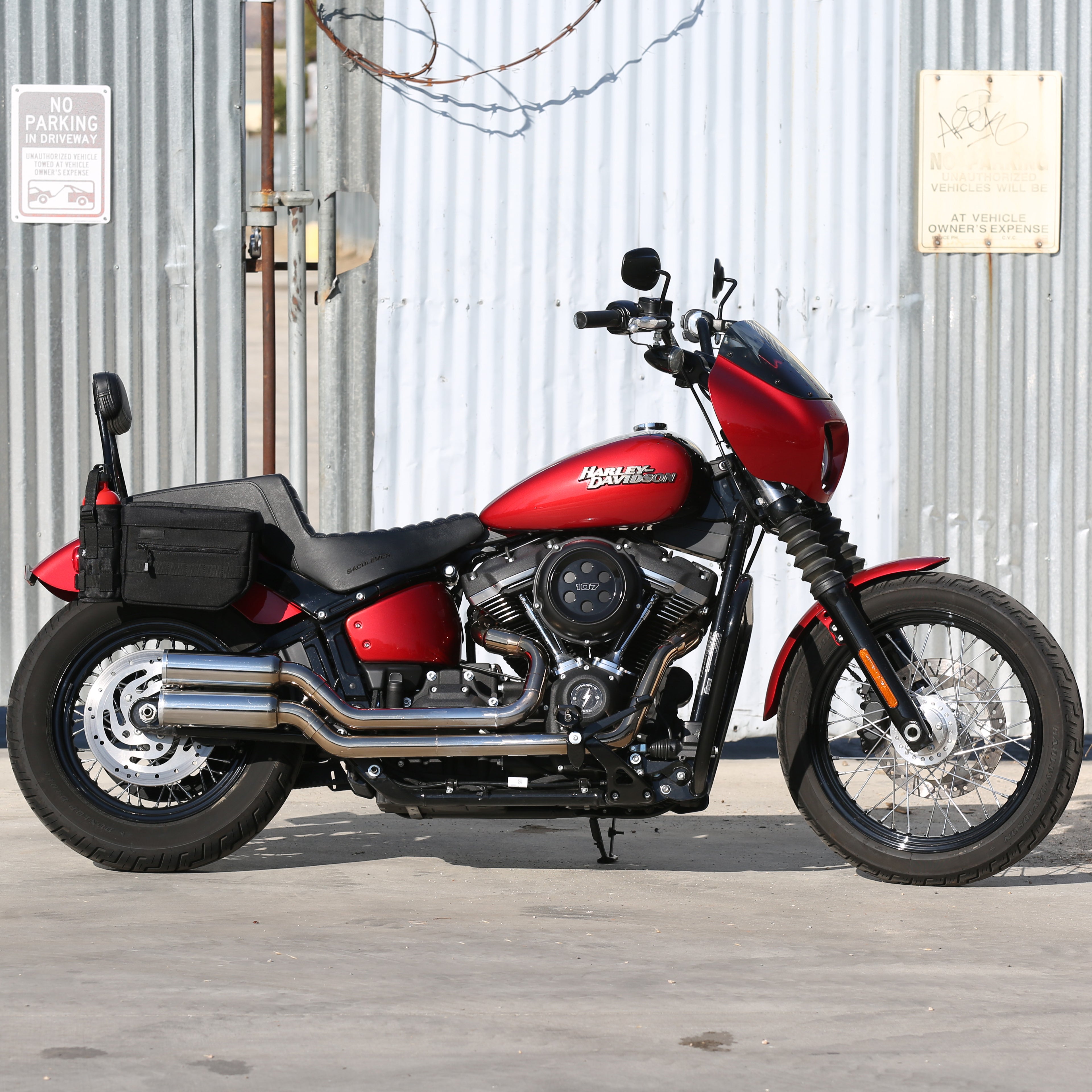 Motorcycle Saddlebags - Essential - Black – Thrashin Supply